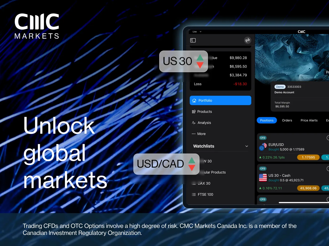 CMC Markets iPad preview