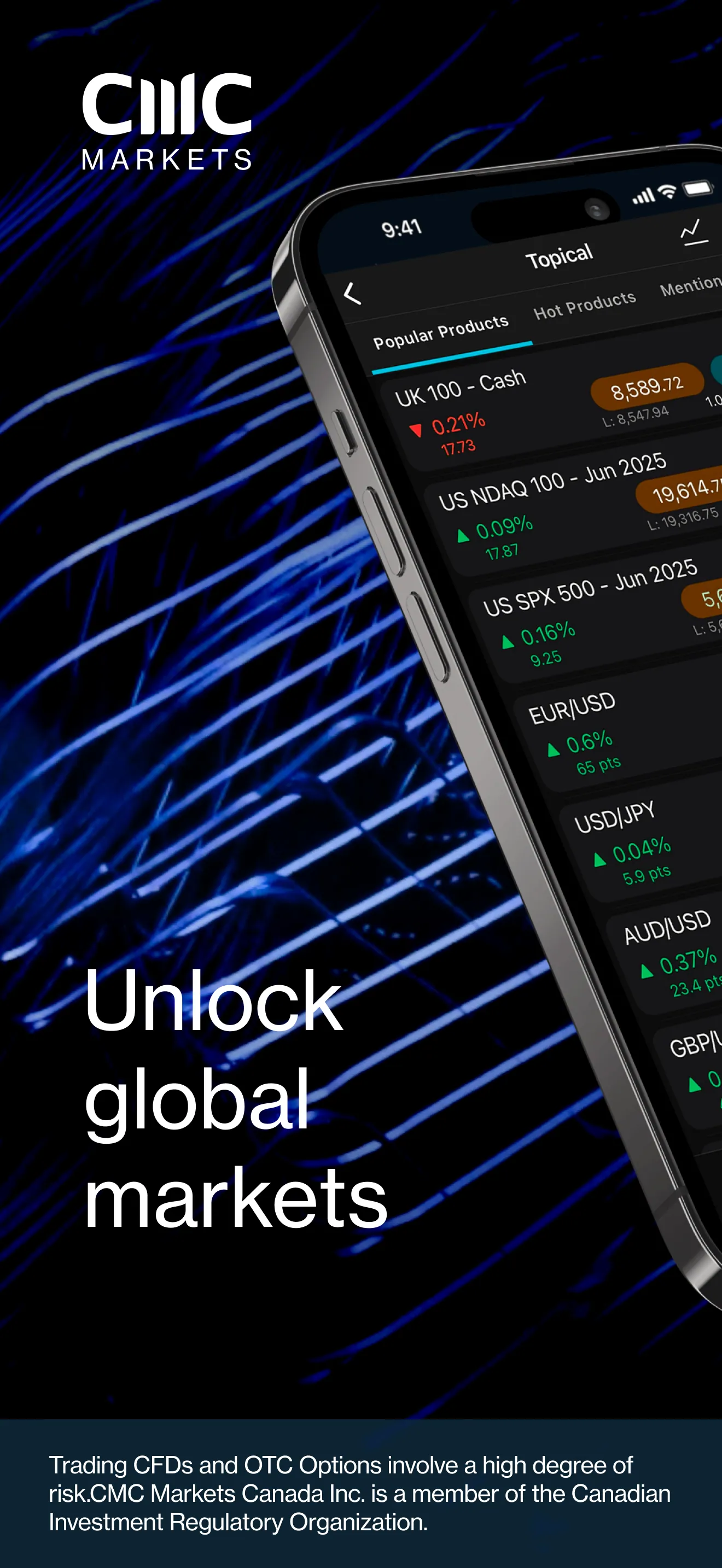 CMC Markets iPhone preview