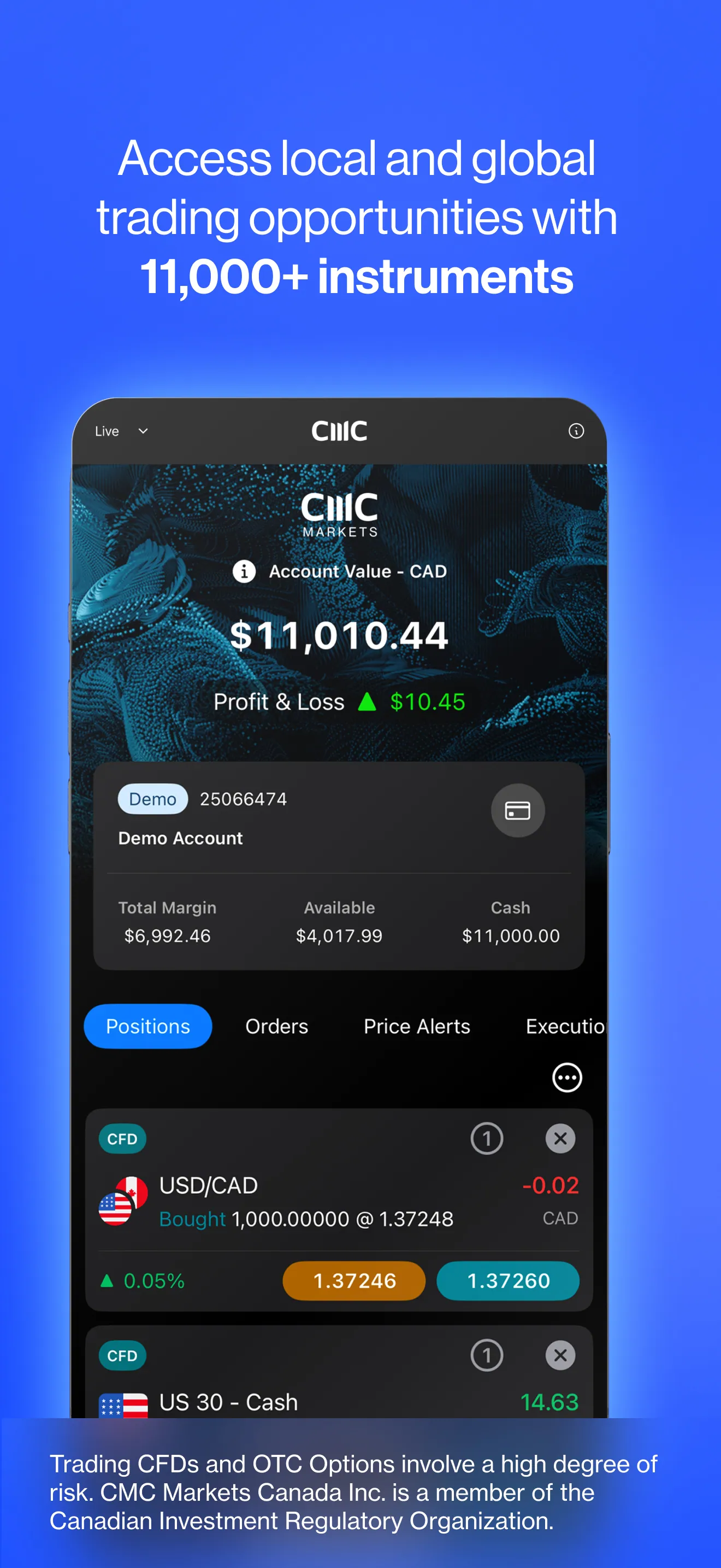 CMC Markets iPhone preview
