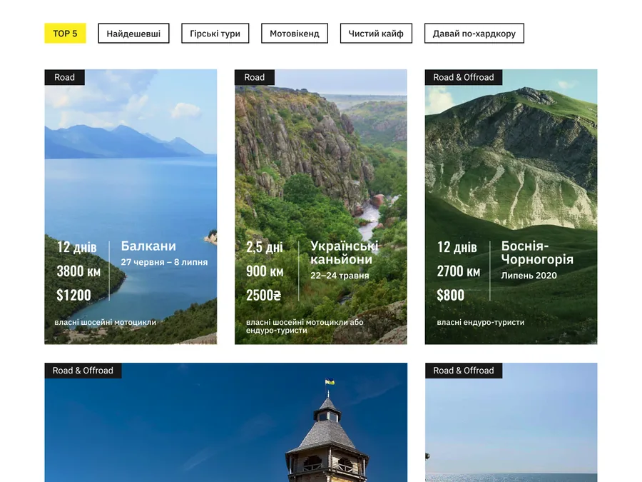 Moto Travel website