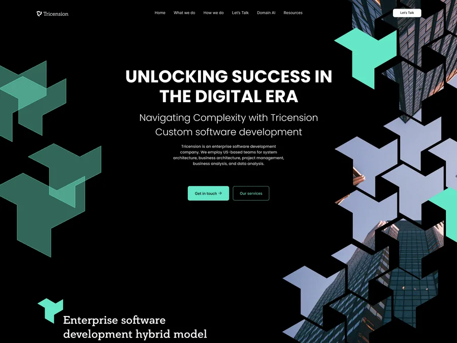 Tricension website